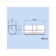 画像2: イナバ　SD-100-W　配管化粧カバー　スリムダクト (2)