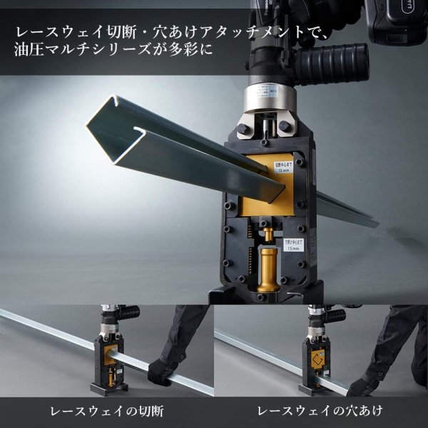 画像7: パナソニック EZ9XRCP1　レースウェイカッター＆パンチャー (7)