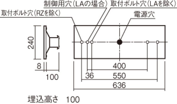 画像3: パナソニック NNLK22322 リニューアル用　天井埋込型　20形　器具本体 (3)