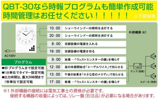 画像3: セイコー QBT-30 ベルタイマー 壁掛型 チャイム SEIKO (3)