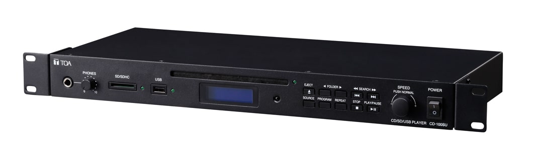 TOA CD-100SU CDプレーヤー ラックマウント金具付き 株式会社きとみ電器