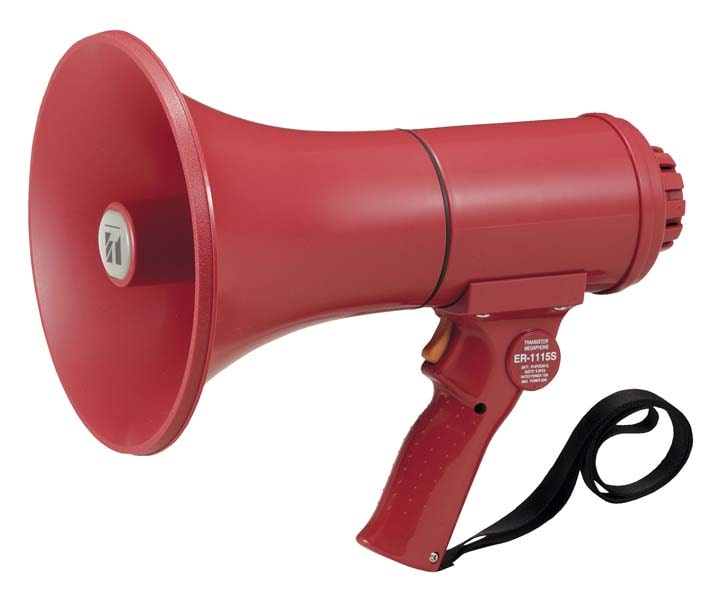TOA ER-1115S メガホン 15W 防滴メガホン サイレン音付